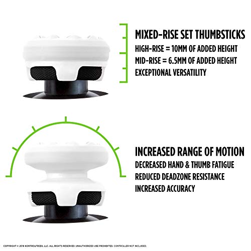 KontrolFreek FPS Freek Galaxy pour manette Xbox One et Xbox Series X - 2 joysticks haute performance - 1 haut, 1 mi-haut