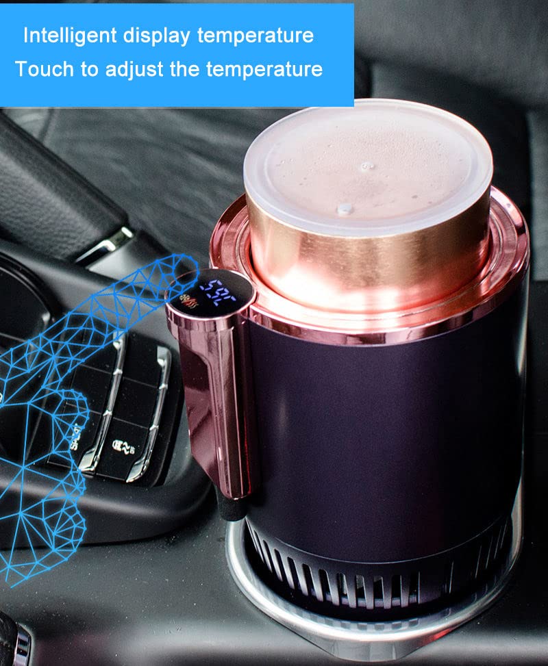 PYXISTIFY Smart 2-in-1 Car Drinks Warmer & Cooler | Freeze your cold drinks | Portable Mug Holder for Coffee
