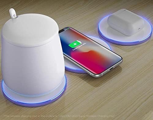 PYXISTIFY 2-in-1 Coffee Mug Warmer & Wireless Charger With Stylish Mug - Fast iPhone Charger - Heated Cup Coaster