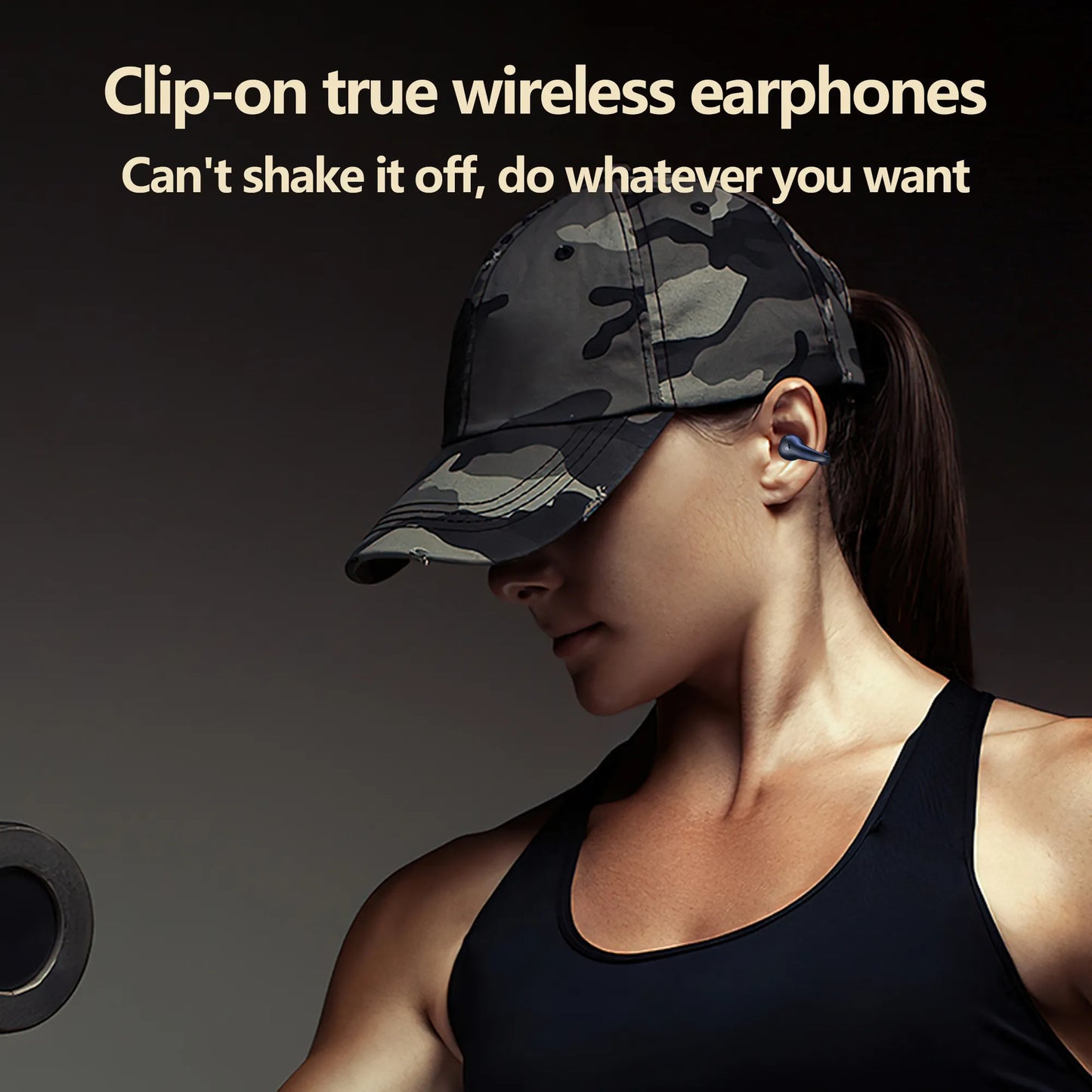 Écouteurs stéréo sans fil | Écouteurs intra-auriculaires Bluetooth 5.3, autonomie de 25 h | Charge rapide USB-C | Basses profondes, contrôle tactile | IPX5, résistant aux éclaboussures et à la transpiration, TWS Sport