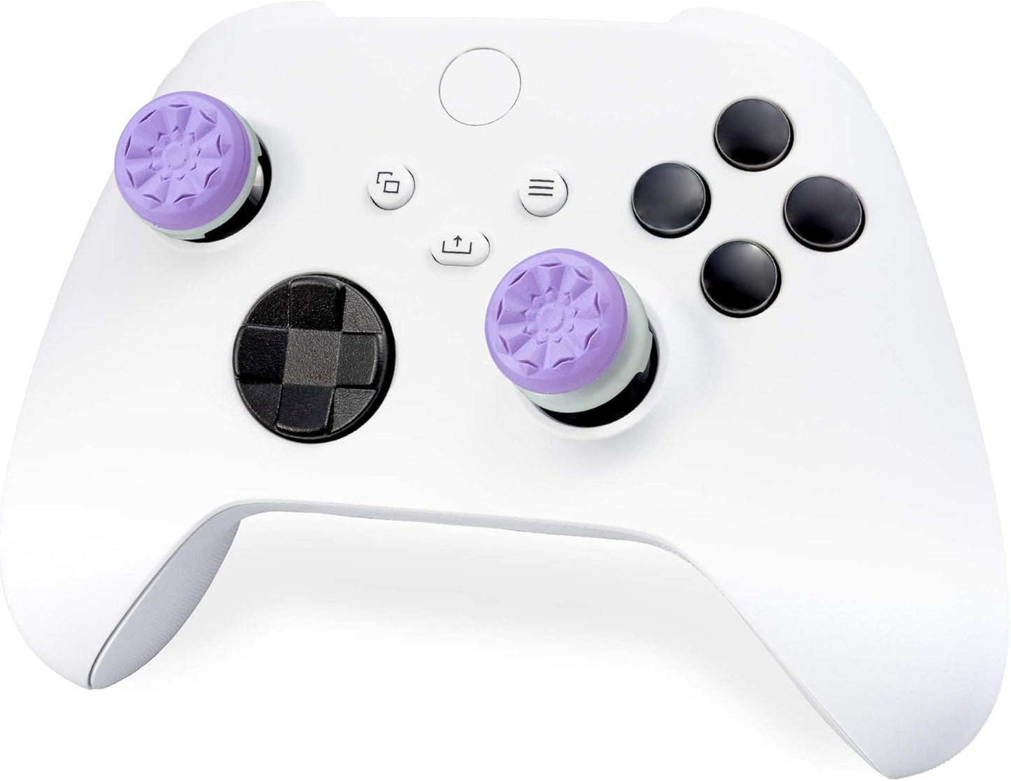 KontrolFreek FPS Freek Galaxy for Xbox One and Xbox Series X | 1 High-Rise, 1 Mid-Rise | 2 Performance Thumbsticks | Purple