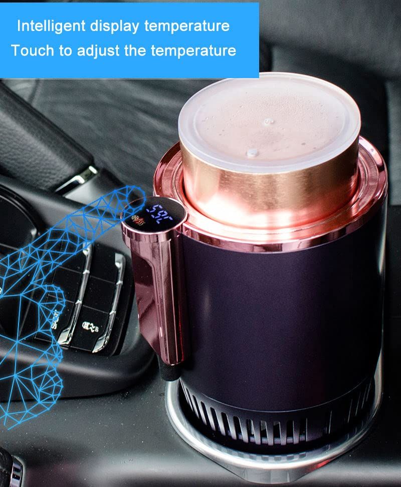 PYXISTIFY Smart 2-in-1 Car Drinks Warmer & Cooler | Freeze your cold drinks | Portable Mug Holder for Coffee
