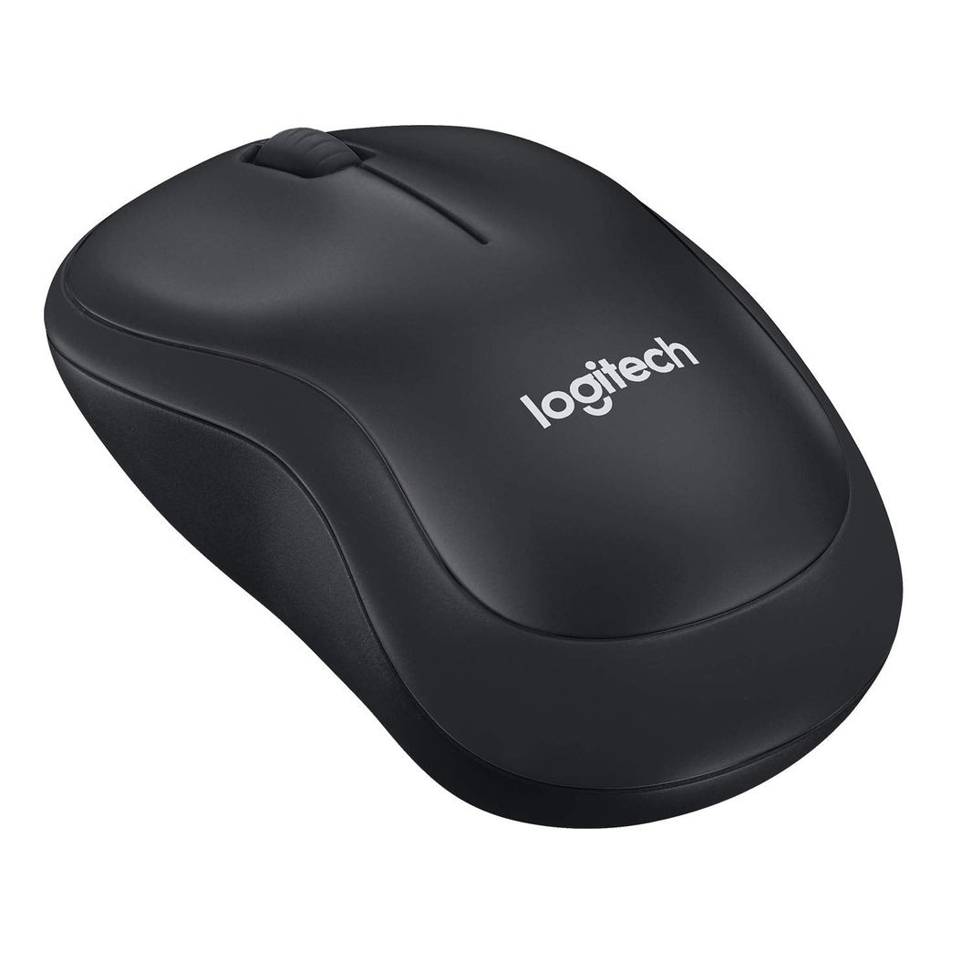Logitech B220 SILENT Wireless Mouse, 2.4 GHz with USB Receiver, 1000 DPI Optical Tracking, 18-Month Battery