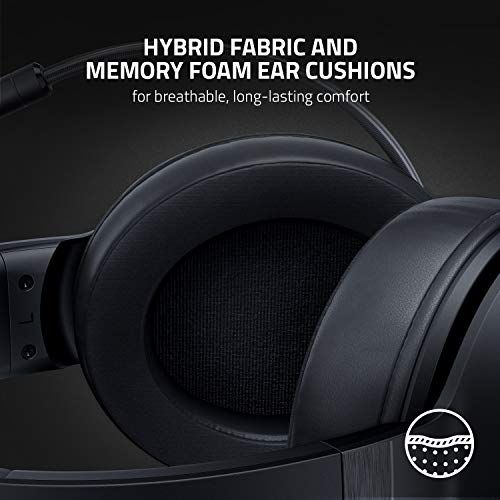 Razer Kraken V3 X Gaming Headset: 7.1 Surround Sound - Triforce 40mm Drivers - HyperClear Bendable Cardioid Mic