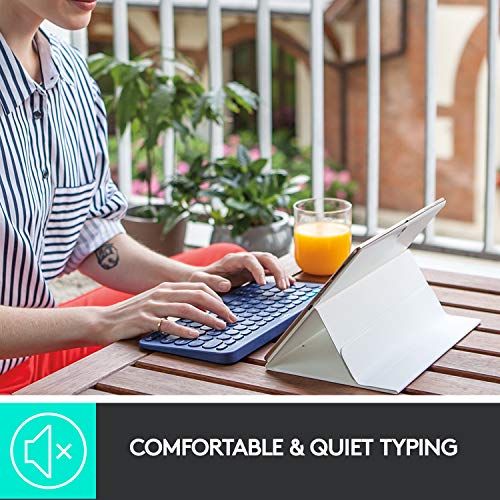 Logitech K380 Multi-Device Wireless Keyboard, Easy-Switch up to 3 Devices, Slim, Battery-PC 2 Years