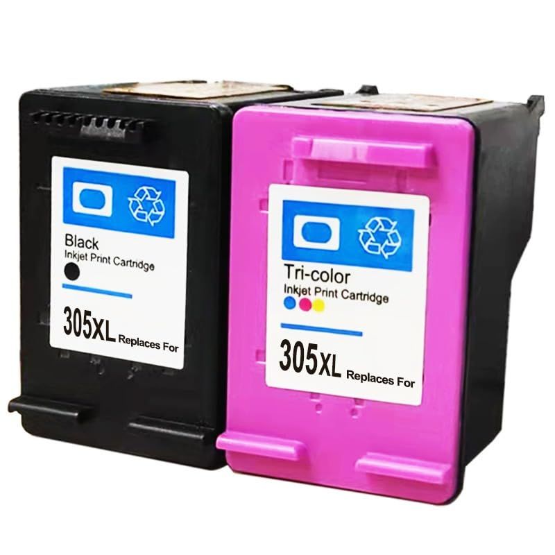 PYXISTIFY 305XL Ink Cartridges Replacement for HP 305 Ink Cartridges Black & Colour 305 XL for HP DeskJet