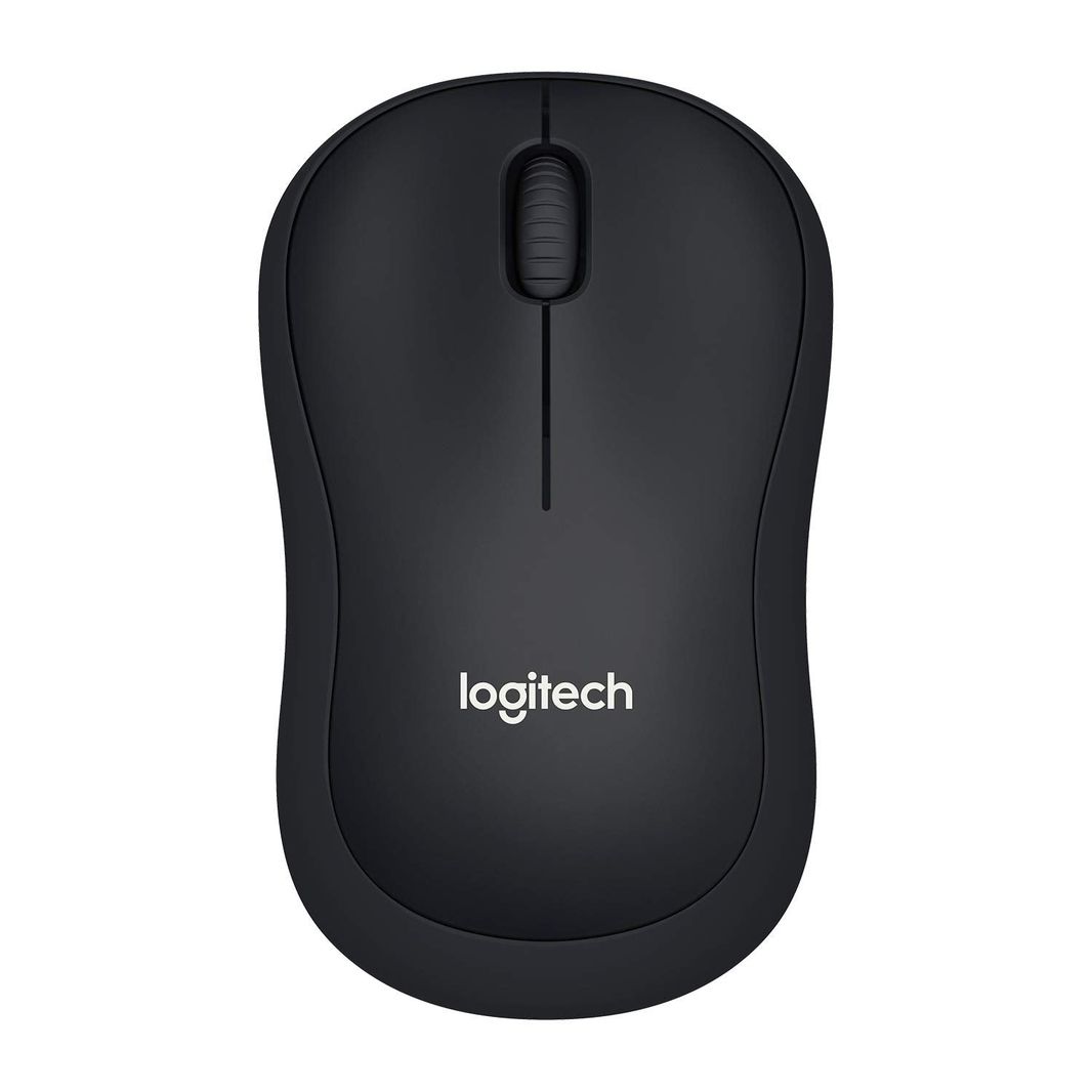 Logitech B220 SILENT Wireless Mouse, 2.4 GHz with USB Receiver, 1000 DPI Optical Tracking, 18-Month Battery