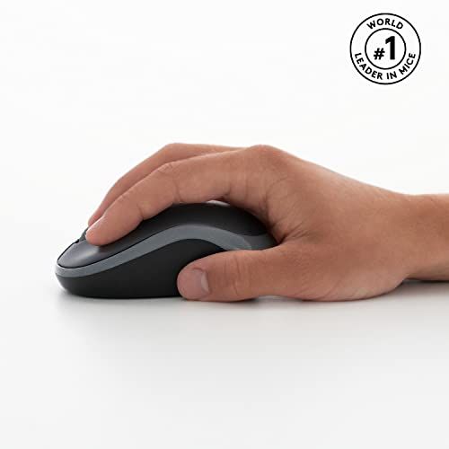 Logitech MK270 US Layout Wireless Keyboard and Mouse Combo for Windows, QWERTY Layout - Black