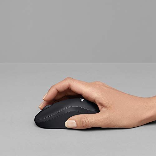 Logitech B220 SILENT Wireless Mouse, 2.4 GHz with USB Receiver, 1000 DPI Optical Tracking, 18-Month Battery