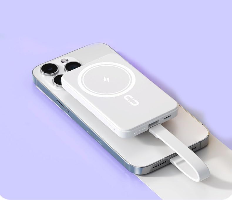 PYXISTIFY Mag-Safe 10000mah | PD 22.5 Fast Charging | Magnetic Wireless Power Bank Compatible with /Android/iPhone Series