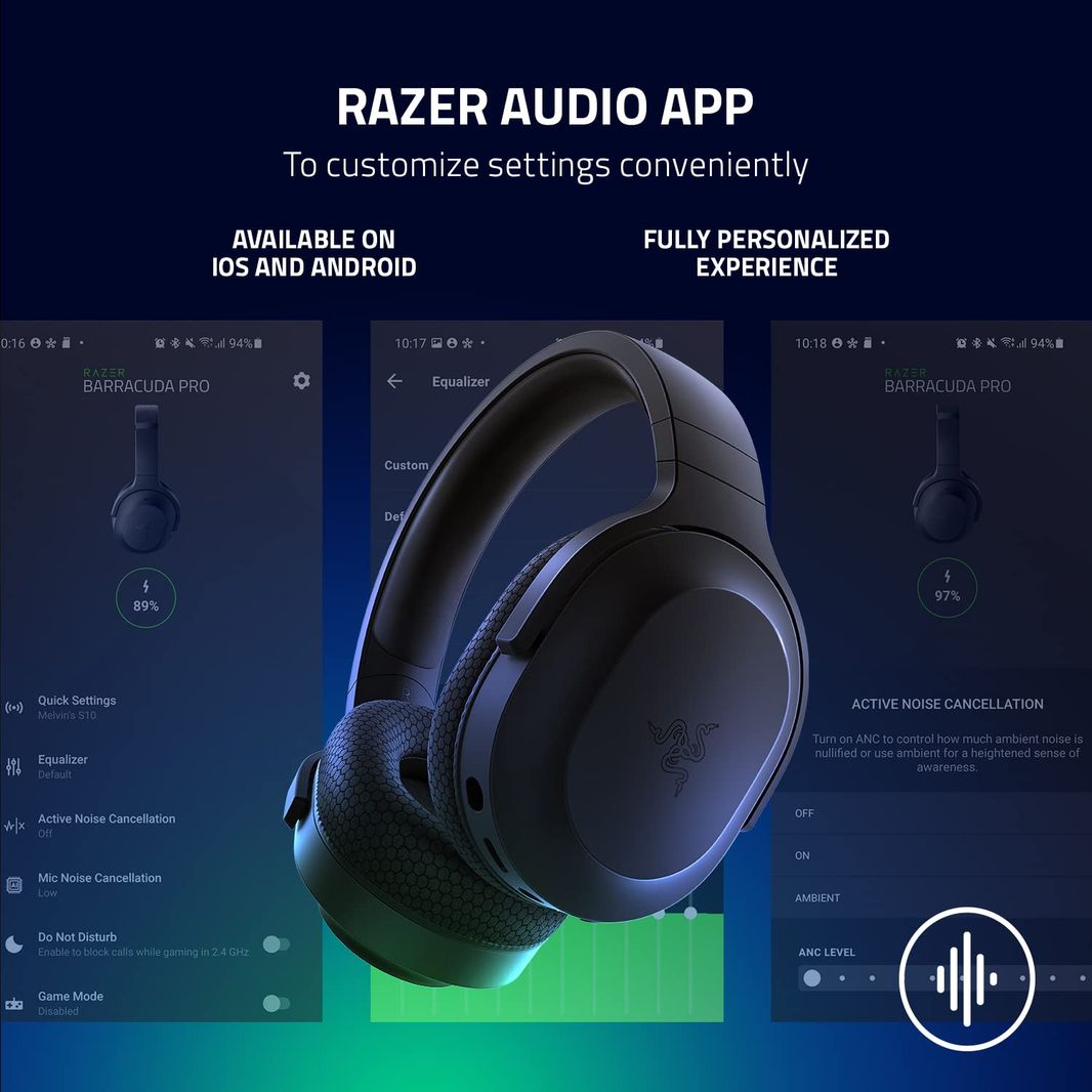 Razer Barracuda X - Wireless Multi-platform Gaming and Mobile Headset (SmartSwitch Dual Wireless, Ergonomic Design)