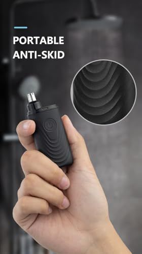 PYXISTIFY Painless Nose Hair Trimmer for Men and Women, Waterproof USB Rechargeable Ear and Nose Hair Trimmer
