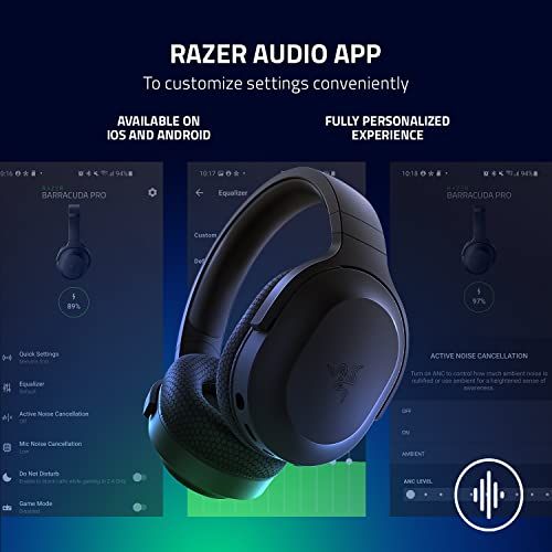 Razer Barracuda X - Wireless Multi-platform Gaming and Mobile Headset (SmartSwitch Dual Wireless, Ergonomic Design)