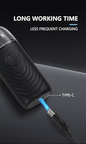 PYXISTIFY Painless Nose Hair Trimmer for Men and Women, Waterproof USB Rechargeable Ear and Nose Hair Trimmer