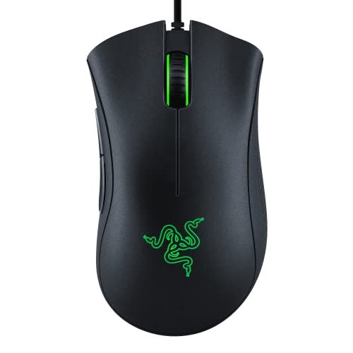 Razer DeathAdder Essential Gaming Mouse: 6400 DPI Optical Sensor - 5 Programmable Buttons - Mechanical Switches
